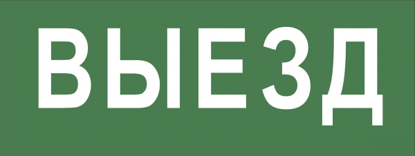 ЭРА INFO-SSA-108 Самоклеящаяся этикетка 350х130мм "Выезд" SSA-101