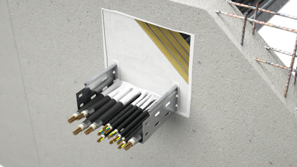 Купить DKC Плита из минерального волокна с огнестойким покрытием, 1000х500х52 мм
