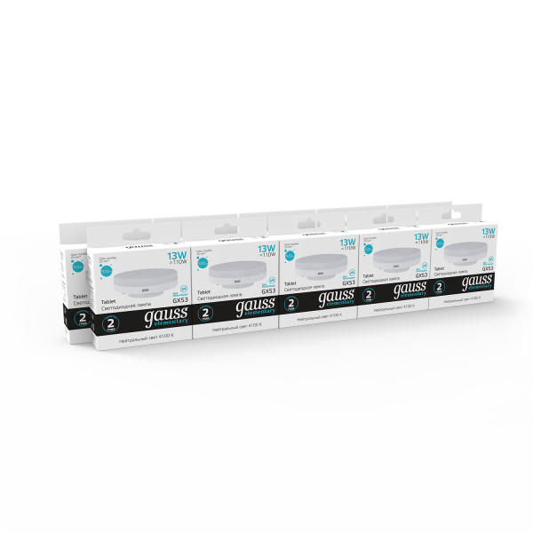 Купить Gauss Лампа Elementary GX53 13W 920lm 4100K LED 83823