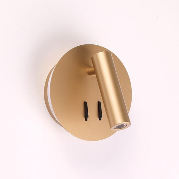 Купить Odeon Light 3913/9WL ODL20 243 золотистый/металл Наст-й свет-к с лампой д/чтения с выкл LED 9W 3000K 220V BEAM