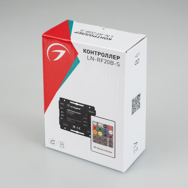 Купить Arlight Контроллер LN-RF20B-S (12-24V, 288-576W, ПДУ 20кн) (IP20 Металл, 1 год) 018609