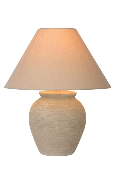 Купить Lucide RAMZI Кремовый Настольная лампа 47507/81/38