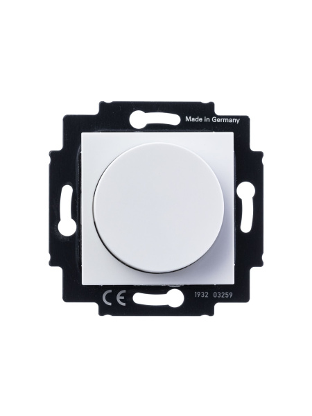 Купить ABB EPJ Levit белый / ледяной Диммер поворотно-нажимной, 60-600Вт, R 2CHH942247A6001