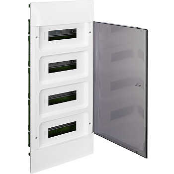 Legrand Practibox S Пластиковый щиток Встраиваемый (в полые стены) 4X12 Дымчатая дверь 135574