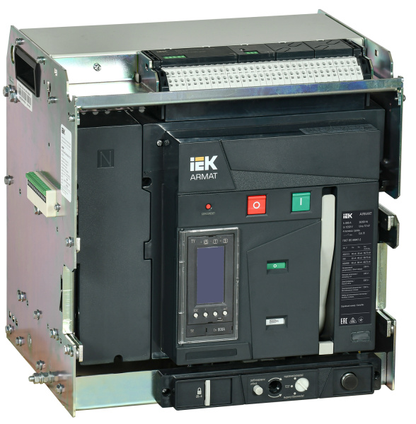 IEK ARMAT Автоматический выключатель воздушный выдвижного исполнения 4P B 85кА 800А TY с акс.