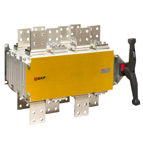 EKF Рубильник-переключатель 2000A 4P c рукояткой управления для прямой установки PowerSwitch