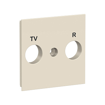 SE Unica New Беж Панель лицевая TV/FM розетки NU944044