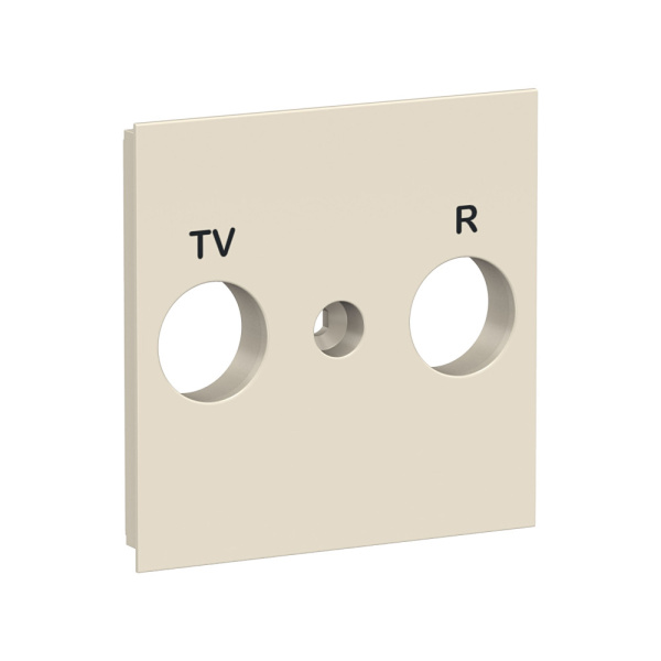 SE Unica New Беж Панель лицевая TV/FM розетки NU944044