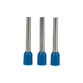 Наконечник штыревой втулочный изолированный F-18мм 2.5мм² (НШВи 2.5-18) синий Rexant 08-0818