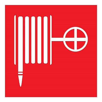 Табличка ПВХ знак пожарной безопасности «Пожарный кран» 200х200 мм Rexant 56-0055-2