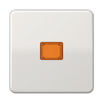 JUNG CD 500/CD plus Светло-серая Клавиша 1-ая с/п с оранжевой линзой CD590KOLG