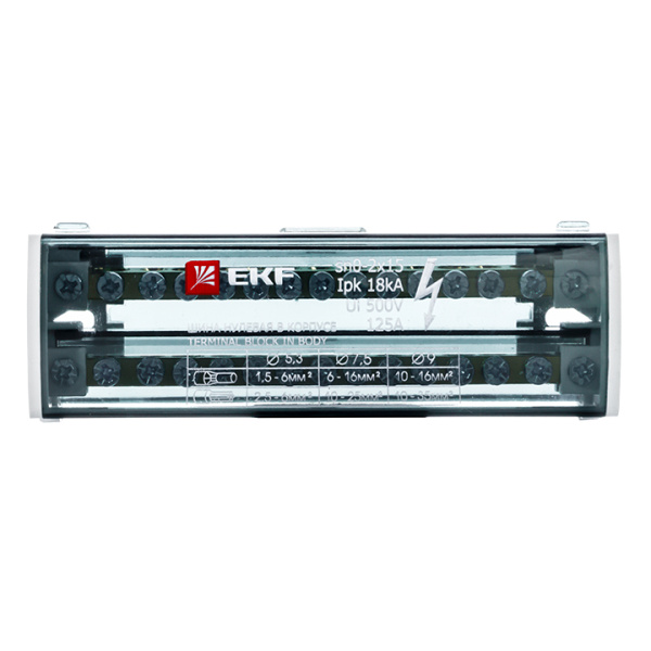 Купить EKF PROxima Шина нулевая в корпусе (2х15)