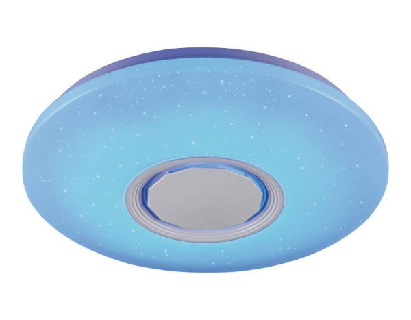 Купить Ambrella Музыкальный светодиодный светильник FF201 WH/CH белый 72W D495*85 (ПДУ ИК)