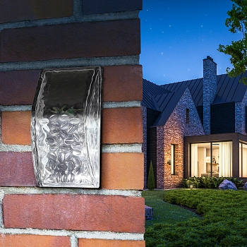 ЭРА ERAFS024-39 Фасадная подсветка Кристалл, на солнечной батарее, 3LED, 7lm