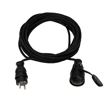 Удлинитель-шнур КГ 3х1.5 10 м, морозостойкий, с/з, 16 А, 3500 Вт, IP44 (Сделано в России) Rexant 11-7071