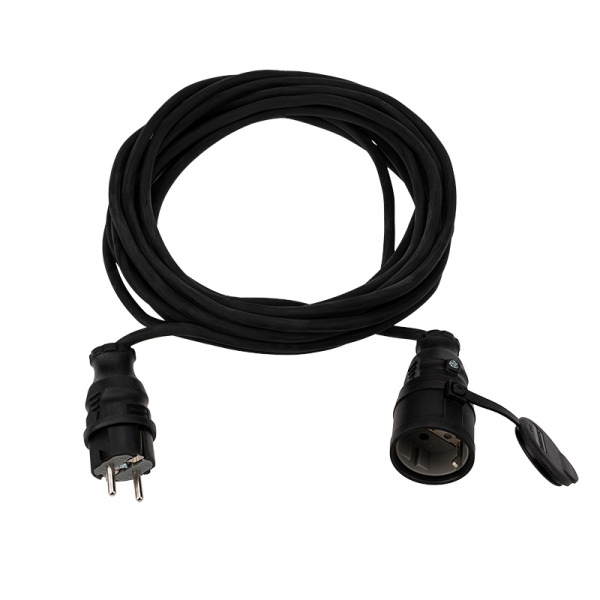 Удлинитель-шнур КГ 3х1.5 10 м, морозостойкий, с/з, 16 А, 3500 Вт, IP44 (Сделано в России) Rexant 11-7071