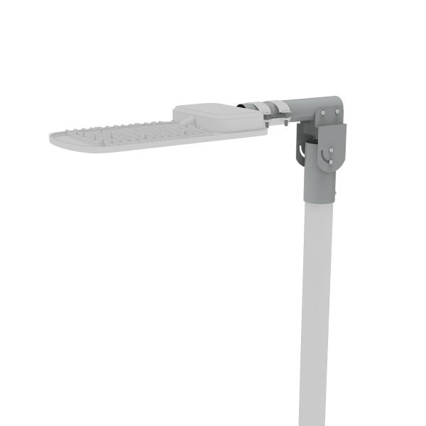 Купить Gauss Кронштейн для уличных светильников 200*205*100мм на трубу до D58мм/консоль D48мм серый 1/2 903265106