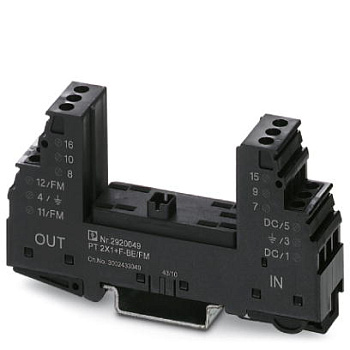 Phoenix Contact Базовый элемент для защиты от перенапряжений PT 2X1+F-BE 2856142