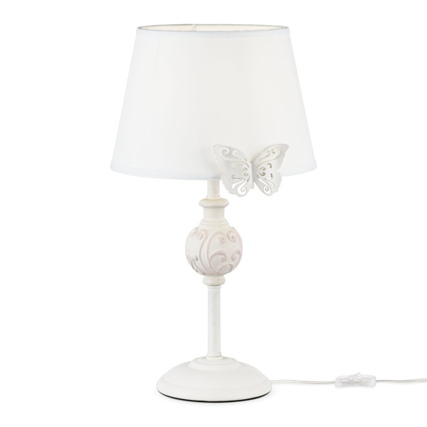 Maytoni Elegant Fiona Белый Настольная лампа 1xE14 40W ARM032-11-PK Купить Maytoni Elegant Fiona Белый Настольная лампа 1xE14 40W ARM032-11-PK