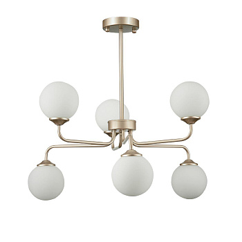 ST Luce SLE106203-06 Светильник подвесной Золото/Белый G9 LED 6*3W