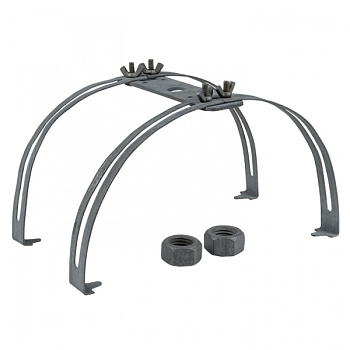 EKF PROxima Держатель молниеприемника 1-2 метра на круглый конек двойной