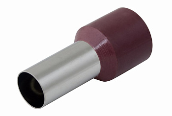 Наконечник штыревой втулочный изолированный F-16мм 35мм² (НШВи 35-16) красный Rexant 08-0834