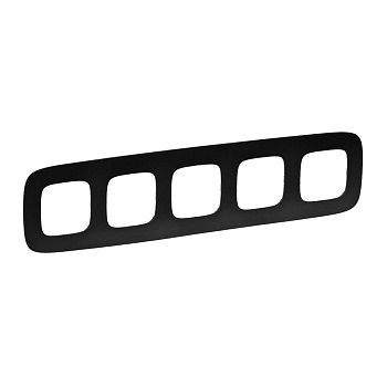Legrand Valena ALLURE Матовый черный Рамка 5-ая 754405