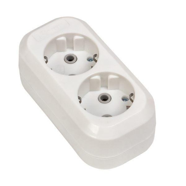 Купить EKF PROxima Колодка 2 гн. 16А 3,5кВт с/з Эксперт