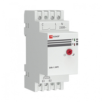 EKF PROxima Фотореле с выносным датчиком DIN-1 (ФР) 2-100Лк 25А 3000Вт
