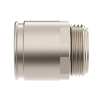 DKC Муфта труба-коробка д.32мм, IP66/IP67, М32х1,5, никелированная латунь