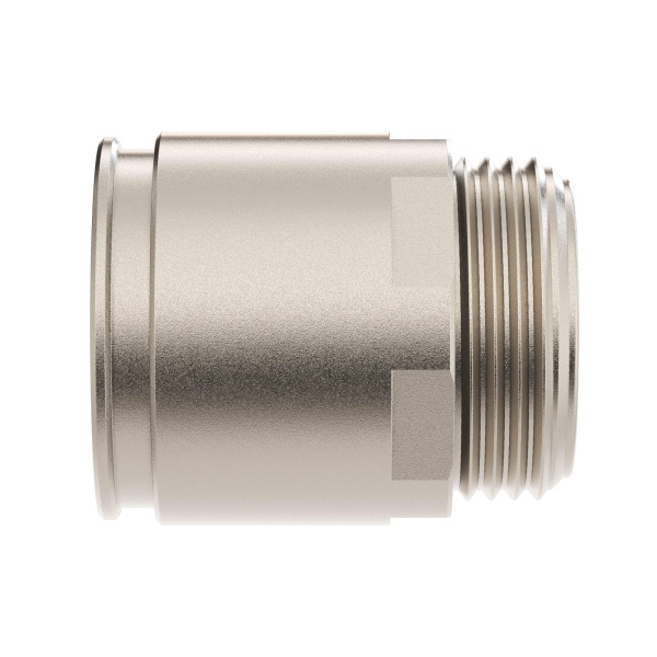 DKC Муфта труба-коробка д.32мм, IP66/IP67, М32х1,5, никелированная латунь