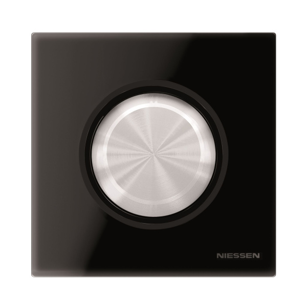 Купить ABB SKY Moon Стекло чёрное Рамка 1-постовая 2CLA867100A3101