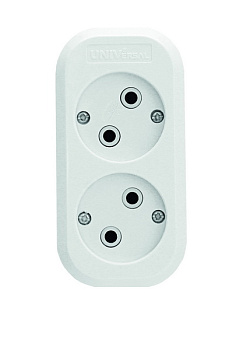 UNIVersal Колодка 2 гн. б/з AБС-пластик E202