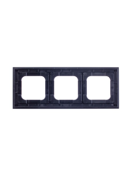 Купить ABB Axcent металл/матовый черный Рамка 3-постовая 2CKA001754A4710