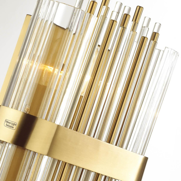 Купить Odeon Light 4853/4W HALL ODL_EX21 золото/стекло Настенный светильник E14 4*40W высота 810см  EMPIRE