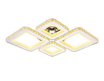 Ambrella Потолочный светодиодный светильник с пультом FA1726/4 CH хром 3000K/4200K/6400K 108W 690*550*100 (ПДУ РАДИО 2.4G)