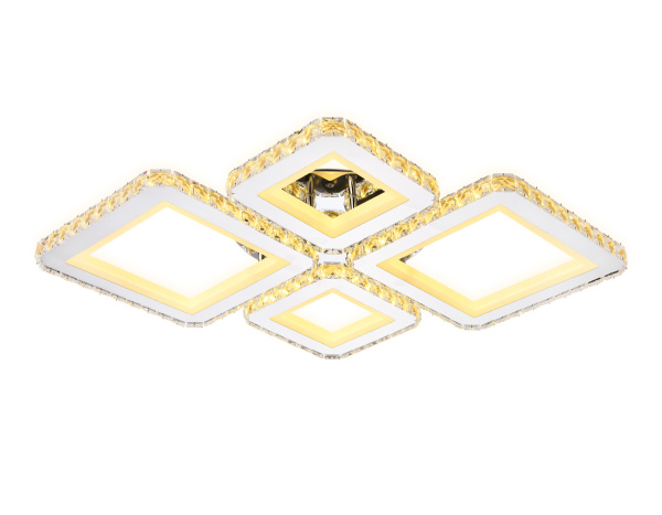 Ambrella Потолочный светодиодный светильник с пультом FA1726/4 CH хром 3000K/4200K/6400K 108W 690*550*100 (ПДУ РАДИО 2.4G)