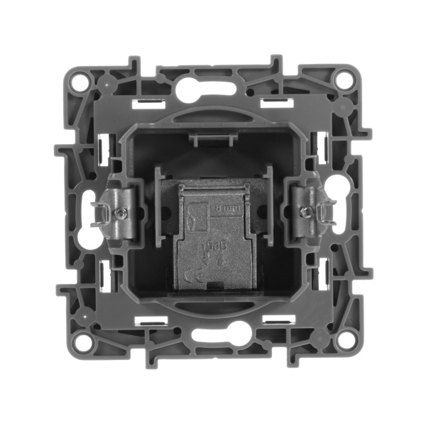 Купить Legrand Etika Антрацит Розетка TV проходная, 15дБ 672663