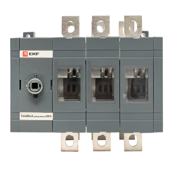 Купить EKF PROxima Рубильник 200A 3P реверсивный без рукоятки управления TwinBlock