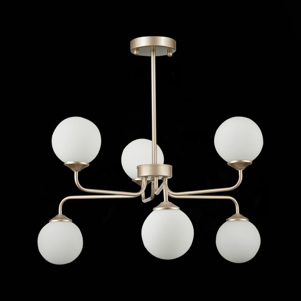 Купить ST Luce SLE106203-06 Светильник подвесной Золото/Белый G9 LED 6*3W