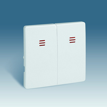 Simon 82 Алюминий Клавиша 2-ая с подсветкой 82025-33