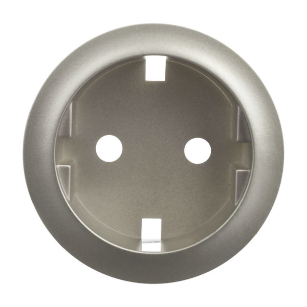 Купить Legrand Celiane Титан Накладка розетки с/з, для винт и безвинт зажимов (мех 67153, 67161) 068431