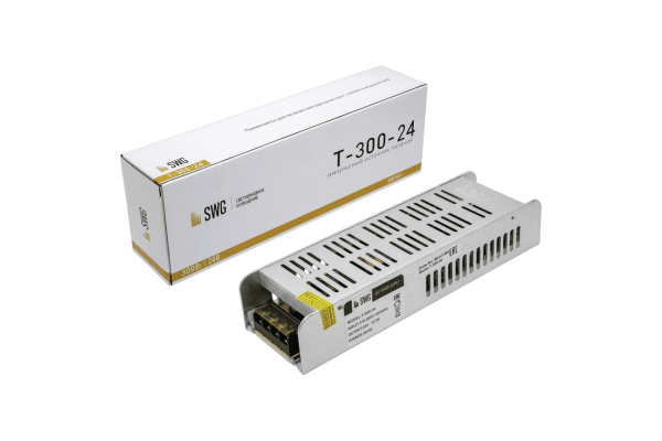 SWG Блок питания компактный (узкий), 300 W, 24V T-300-24