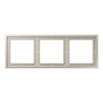 JUNG Нерж. Сталь (лак) Рамка 3-ая термопласт (ударопрочный) LSZES983BF