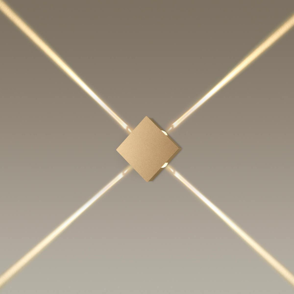 Купить Odeon Light 4260/8WL HIGHTECH ODL21 149 золотистый/металл Настенный светильник IP20 LED 8W 328Лм 3000K VISTA