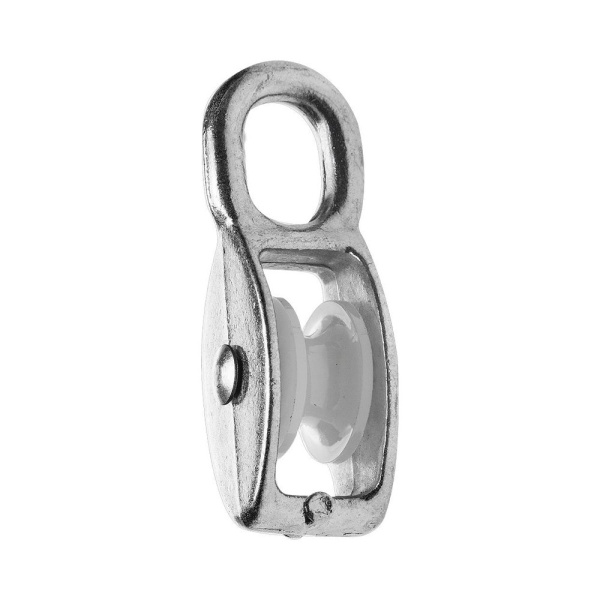 Tech-Krep Блок для троса одинарный оцинк. (нейлон.шкив) 50мм (1 шт) - ярлык 112745