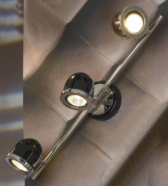 Lussole S.R.L Металл Черный / хром Металл Светильник настенно-потолочный GU10 5,5W GRLSN-3121-03 Купить Lussole S.R.L Металл Черный / хром Металл Светильник настенно-потолочный GU10 5,5W GRLSN-3121-03