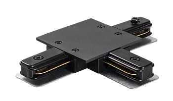 Jazzway PTR/R CT-BL Коннектор Черный T-обр. (встраиваемый) .5031890