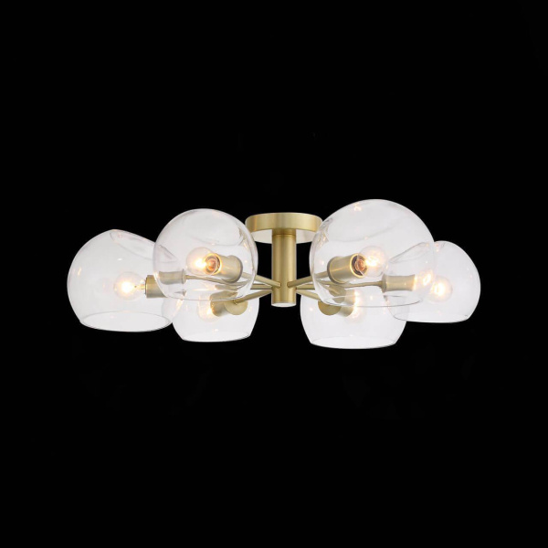 Купить ST LUCE SL434.202.06 Люстра потолочная  Латунь/Прозрачный E14 6*40W