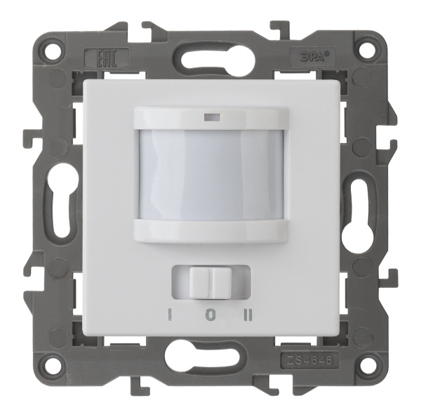 ЭРА 14-4103-01 Elegance Белый Датчик движения 2-проводной, 180-240В, 200Вт